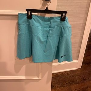 Teal Nike dri-fit tennis skirt